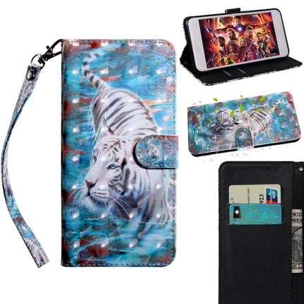 3D Painting Pattern Coloured Drawing Horizontal Flip TPU + PU Leather Case with Holder & Card Slots & Wallet, For iPhone XS Max, For iPhone X / XS