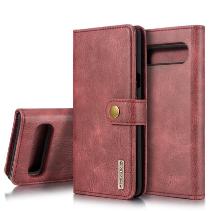 DG.MING Crazy Horse Texture Flip Detachable Magnetic Leather Case with Holder & Card Slots & Wallet