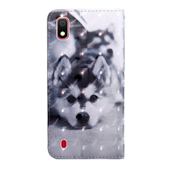 3D Painting Pattern Coloured Drawing Horizontal Flip TPU + PU Leather Case with Holder & Card Slots & Wallet