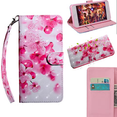 3D Painting Pattern Coloured Drawing Horizontal Flip TPU + PU Leather Case with Holder & Card Slots & Wallet