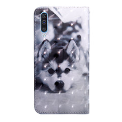 3D Painting Pattern Coloured Drawing Horizontal Flip TPU + PU Leather Case with Holder & Card Slots & Wallet, For Galaxy A70, For Galaxy M10, For Galaxy M20