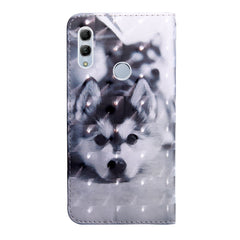 3D Painting Pattern Coloured Drawing Horizontal Flip TPU + PU Leather Case with Holder & Card Slots & Wallet, For Huawei Honor 10 Lite, For Huawei P30