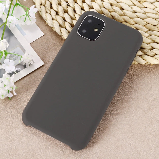 Solid Color Liquid Silicone Shockproof Case, For iPhone 11 Pro