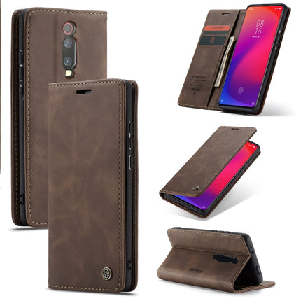 CaseMe-013 Multi-functional Retro Frosted Horizontal Flip Leather Case with Card Slot & Holder & Wallet, For OnePlus 7, For OnePlus 7 Pro, For Xiaomi Mi 9, For Xiaomi Mi 9T Pro / Redmi K20 Pro / Xiaomi Mi 9T / Redmi K20