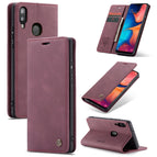 For Galaxy A20e / Wine Red