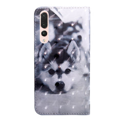 3D Painting Pattern Coloured Drawing Horizontal Flip TPU + PU Leather Case with Holder & Card Slots & Wallet, For Huawei P20, For Huawei P20 Lite, For Huawei P20 Pro