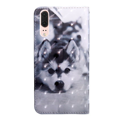 3D Painting Pattern Coloured Drawing Horizontal Flip TPU + PU Leather Case with Holder & Card Slots & Wallet, For Huawei P20 Pro, For Huawei Y5