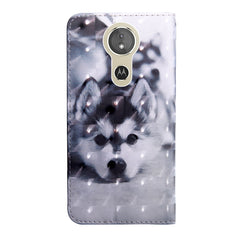 3D Painting Pattern Coloured Drawing Horizontal Flip TPU + PU Leather Case with Holder & Card Slots & Wallet, For Motorola E5 Play, For Motorola E5 Play Go, For Motorola E5 Plus