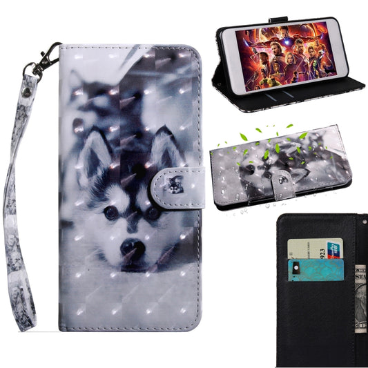 3D Painting Pattern Coloured Drawing Horizontal Flip TPU + PU Leather Case with Holder & Card Slots & Wallet, For Motorola E5 Play, For Motorola E5 Play Go, For Motorola E5 Plus