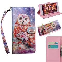 3D Painting Pattern Coloured Drawing Horizontal Flip TPU + PU Leather Case with Holder & Card Slots & Wallet, For Motorola E5 Play, For Motorola E5 Play Go
