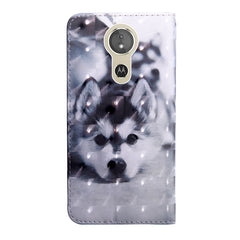 3D Painting Pattern Coloured Drawing Horizontal Flip TPU + PU Leather Case with Holder & Card Slots & Wallet