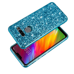 Plating Glittery Powder Shockproof TPU Case, For LG G8 ThinQ, For Motorola Moto G7 Power, For Motorola Moto G7 Play, For Motorola Moto E6, For Galaxy Note 10