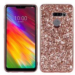 Plating Glittery Powder Shockproof TPU Case, For LG G8 ThinQ, For Motorola Moto G7 Power, For Motorola Moto G7 Play, For Motorola Moto E6, For Galaxy Note 10