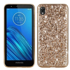 Plating Glittery Powder Shockproof TPU Case, For LG G8 ThinQ, For Motorola Moto G7 Power, For Motorola Moto G7 Play, For Motorola Moto E6, For Galaxy Note 10