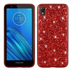 Plating Glittery Powder Shockproof TPU Case, For LG G8 ThinQ, For Motorola Moto G7 Power, For Motorola Moto G7 Play, For Motorola Moto E6, For Galaxy Note 10