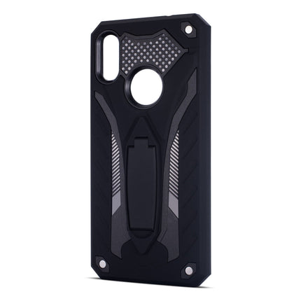 Shockproof TPU + PC Protective Case with Holder, For Xiaomi Redmi Note 7