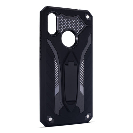 Shockproof TPU + PC Protective Case with Holder, For Xiaomi Redmi Note 7