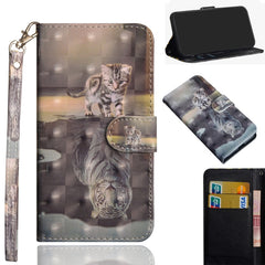 3D Painting Pattern Coloured Drawing Horizontal Flip TPU + PU Leather Case with Holder & Card Slots & Wallet, For Huawei Honor 20 Pro