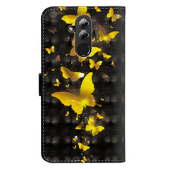 3D Painting Pattern Horizontal Flip TPU + PU Leather Case with Holder & Card Slots & Wallet