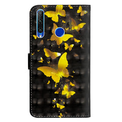 3D Painting Pattern Horizontal Flip TPU + PU Leather Case with Holder & Card Slots & Wallet, For Huawei Honor 20i, For Huawei Mate 20, For Huawei Mate 20 X