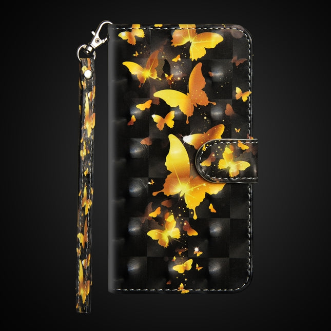 3D Painting Pattern Horizontal Flip TPU + PU Leather Case with Holder & Card Slots & Wallet, For Huawei Honor 8A Pro