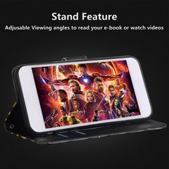 3D Painting Pattern Horizontal Flip TPU + PU Leather Case with Holder & Card Slots & Wallet, For Huawei Honor 8C, For Huawei Honor 10