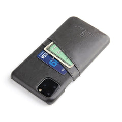 Fierre Shann Retro Oil Wax Texture PU Leather Case with Card Slots, For iPhone 11 Pro, For iPhone 11, For iPhone 11 Pro Max, for iPhone 11 Pro, for iPhone 11, for iPhone 11 Pro Max