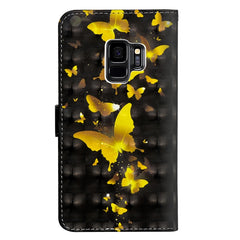 3D Painting Pattern Horizontal Flip TPU + PU Leather Case with Holder & Card Slots & Wallet