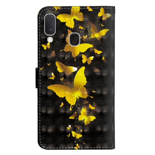 3D Painting Pattern Horizontal Flip TPU + PU Leather Case with Holder & Card Slots & Wallet