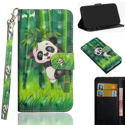 3D Painting Pattern Horizontal Flip TPU + PU Leather Case with Holder & Card Slots & Wallet