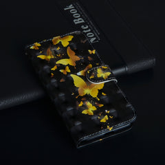 3D Painting Pattern Horizontal Flip TPU + PU Leather Case with Holder & Card Slots & Wallet