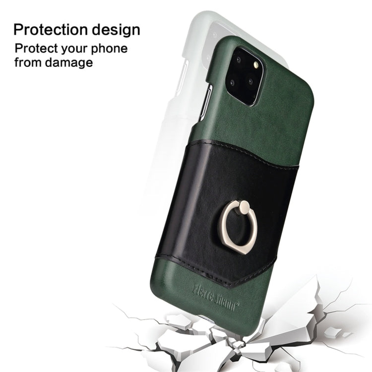 Fierre Shann Oil Wax Texture Genuine Leather Back Cover Case with 360 Degree Rotation Holder & Card Slot, for iPhone 11 Pro, for iPhone 11, for iPhone 11 Pro Max, For Samsung Galaxy Note 10, For Samsung Galaxy Note 10+