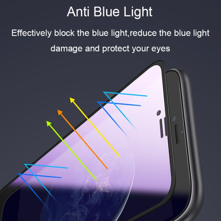 25 PCS AG Matte Anti Blue Light Full Cover Tempered Glass, For iPhone 6 & 6s, For iPhone 6 Plus & 6s Plus, For iPhone 8 & 7, For iPhone 8 Plus & 7 Plus, For iPhone XS / X, For iPhone XR, For iPhone XS Max, For OnePlus 6T, For OnePlus 7, For OnePlus 6