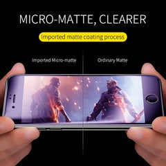 25 PCS AG Matte Anti Blue Light Full Cover Tempered Glass, For iPhone 6 Plus & 6s Plus, For iPhone 8 & 7, For iPhone 8 Plus & 7 Plus, For iPhone XS / X, For iPhone XR, For iPhone XS Max