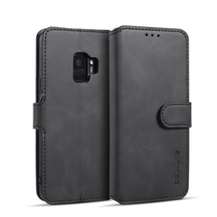 DG.MING Retro Oil Side Horizontal Flip Case with Holder & Card Slots & Wallet, for iPhone 7 / 8, for Galaxy Note 10, for Galaxy Note 10+, for Galaxy S9, for Galaxy S9+, for Huawei Nova 5 / Nova 5 Pro, for Huawei P20 Lite 2019 / Nova 5i