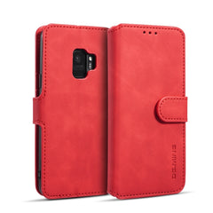 DG.MING Retro Oil Side Horizontal Flip Case with Holder & Card Slots & Wallet, for iPhone 7 / 8, for Galaxy Note 10, for Galaxy Note 10+, for Galaxy S9, for Galaxy S9+, for Huawei Nova 5 / Nova 5 Pro, for Huawei P20 Lite 2019 / Nova 5i