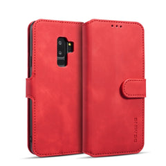 DG.MING Retro Oil Side Horizontal Flip Case with Holder & Card Slots & Wallet, for iPhone 7 / 8, for Galaxy Note 10, for Galaxy Note 10+, for Galaxy S9, for Galaxy S9+, for Huawei Nova 5 / Nova 5 Pro, for Huawei P20 Lite 2019 / Nova 5i