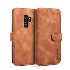 DG.MING Retro Oil Side Horizontal Flip Case with Holder & Card Slots & Wallet, for iPhone 7 / 8, for Galaxy Note 10, for Galaxy Note 10+, for Galaxy S9, for Galaxy S9+, for Huawei Nova 5 / Nova 5 Pro, for Huawei P20 Lite 2019 / Nova 5i