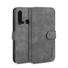 DG.MING Retro Oil Side Horizontal Flip Case with Holder & Card Slots & Wallet, for iPhone 7 / 8, for Galaxy Note 10, for Galaxy Note 10+, for Galaxy S9, for Galaxy S9+, for Huawei Nova 5 / Nova 5 Pro, for Huawei P20 Lite 2019 / Nova 5i