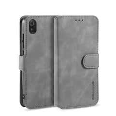 DG.MING Retro Oil Side Horizontal Flip Case with Holder & Card Slots & Wallet, for Huawei P Smart / Enjoy 7S, for Xiaomi Redmi 7A, for Xiaomi Redmi K20 / K20 Pro / Mi 9T, for Huawei Honor 20 Pro, for Huawei Honor 20