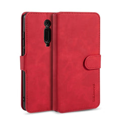 DG.MING Retro Oil Side Horizontal Flip Case with Holder & Card Slots & Wallet, for Huawei P Smart / Enjoy 7S, for Xiaomi Redmi 7A, for Xiaomi Redmi K20 / K20 Pro / Mi 9T, for Huawei Honor 20 Pro, for Huawei Honor 20