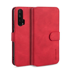 DG.MING Retro Oil Side Horizontal Flip Case with Holder & Card Slots & Wallet, for Huawei P Smart / Enjoy 7S, for Xiaomi Redmi 7A, for Xiaomi Redmi K20 / K20 Pro / Mi 9T, for Huawei Honor 20 Pro, for Huawei Honor 20