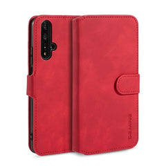 DG.MING Retro Oil Side Horizontal Flip Case with Holder & Card Slots & Wallet, for Huawei P Smart / Enjoy 7S, for Xiaomi Redmi 7A, for Xiaomi Redmi K20 / K20 Pro / Mi 9T, for Huawei Honor 20 Pro, for Huawei Honor 20