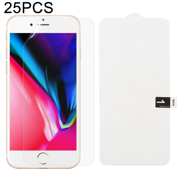 25 PCS Soft Hydrogel Film Full Cover Front Protector with Alcohol Cotton + Scratch Card for, For iPhone 6 / 7 / 8(25 PCS), For iPhone 6 Plus(25 PCS), For iPhone 7 Plus / 8 Plus(25 PCS), For iPhone X / XS(25 PCS), For iPhone XR(25 PCS), iPhone XS Max