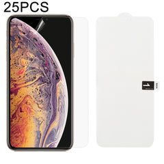 25 PCS Soft Hydrogel Film Full Cover Front Protector with Alcohol Cotton + Scratch Card for, For iPhone 6 / 7 / 8(25 PCS), For iPhone 6 Plus(25 PCS), For iPhone 7 Plus / 8 Plus(25 PCS), For iPhone X / XS(25 PCS), For iPhone XR(25 PCS), iPhone XS Max���...