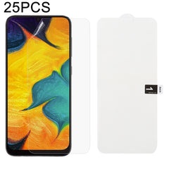 25 PCS Soft Hydrogel Film Full Cover Front Protector with Alcohol Cotton + Scratch Card for Galaxy, For Galaxy M30(25 PCS), For Galaxy Note 10 (25 PCS), For Galaxy Note 10+ (25 PCS), For Galaxy Note 8 (25 PCS), For Galaxy Note 9 (25 PCS)