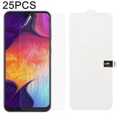 25 PCS Soft Hydrogel Film Full Cover Front Protector with Alcohol Cotton + Scratch Card for Galaxy, For Galaxy M30(25 PCS), For Galaxy Note 10 (25 PCS), For Galaxy Note 10+ (25 PCS), For Galaxy Note 8 (25 PCS), For Galaxy Note 9 (25 PCS)