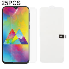 25 PCS Soft Hydrogel Film Full Cover Front Protector with Alcohol Cotton + Scratch Card for Galaxy, For Galaxy M30(25 PCS), For Galaxy Note 10 (25 PCS), For Galaxy Note 10+ (25 PCS), For Galaxy Note 8 (25 PCS), For Galaxy Note 9 (25 PCS)