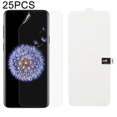 25 PCS Soft Hydrogel Film Full Cover Front Protector with Alcohol Cotton + Scratch Card for Galaxy, For Galaxy M30(25 PCS), For Galaxy Note 10 (25 PCS), For Galaxy Note 10+ (25 PCS), For Galaxy Note 8 (25 PCS), For Galaxy Note 9 (25 PCS)