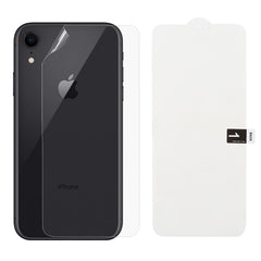 Soft Hydrogel Film Full Cover Back Protector for, For iPhone XR(Back)(1 PC)